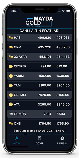 Mayda Gold Mobil Uygulama